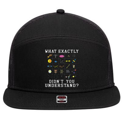 What Exactly Didn't You Understand Astrology Astrophysics 7 Panel Mesh Trucker Snapback Hat
