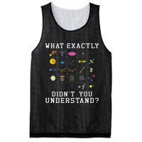 What Exactly Didn't You Understand Astrology Astrophysics Mesh Reversible Basketball Jersey Tank