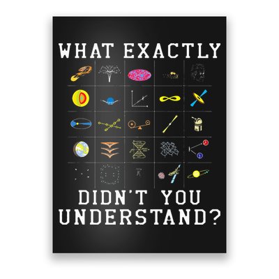 What Exactly Didn't You Understand Astrology Astrophysics Poster