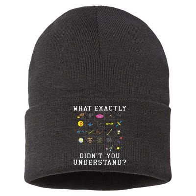 What Exactly Didn't You Understand Astrology Astrophysics Sustainable Knit Beanie