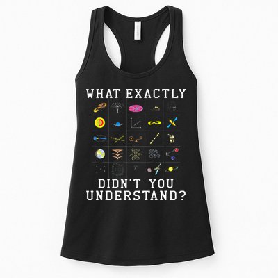 What Exactly Didn't You Understand Astrology Astrophysics Womens Tank Top
