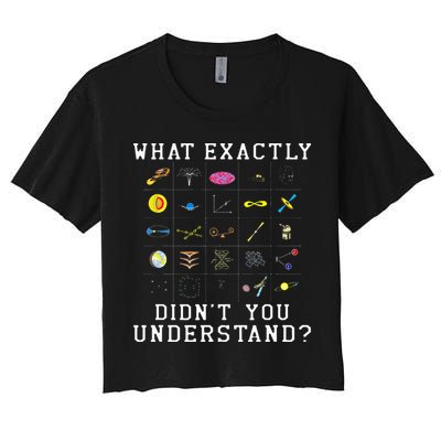 What Exactly Didn't You Understand Astrology Astrophysics Crop Top