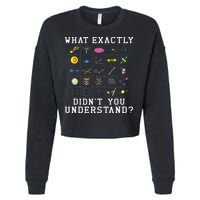 What Exactly Didn't You Understand Astrology Astrophysics Cropped Pullover Crew