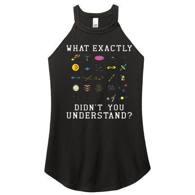 What Exactly Didn't You Understand Astrology Astrophysics Women’s Perfect Tri Rocker Tank