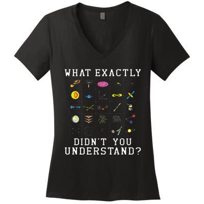 What Exactly Didn't You Understand Astrology Astrophysics Women's V-Neck T-Shirt