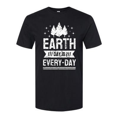 World Earth Day Is Everyday Conservation Planet Vintage Gift Softstyle® CVC T-Shirt