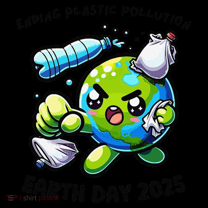 World Environment Day 2025 Ending Plastic Premium T-Shirt