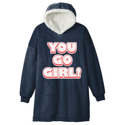 Wo's Equality Design Gift You Go ! Gift Feminist Gift Hooded Wearable Blanket