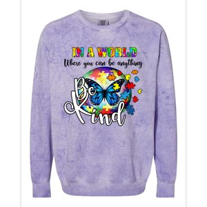 World Environt Day All People In The World Cute Gift Colorblast Crewneck Sweatshirt