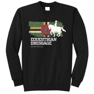 Wo Equestrian Dressage Dominica Horse Rider Sweatshirt