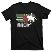 Wo Equestrian Dressage Dominica Horse Rider T-Shirt