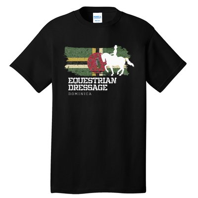 Wo Equestrian Dressage Dominica Horse Rider Tall T-Shirt