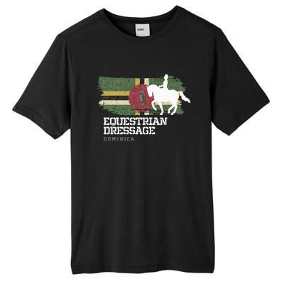 Wo Equestrian Dressage Dominica Horse Rider Tall Fusion ChromaSoft Performance T-Shirt