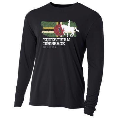 Wo Equestrian Dressage Dominica Horse Rider Cooling Performance Long Sleeve Crew