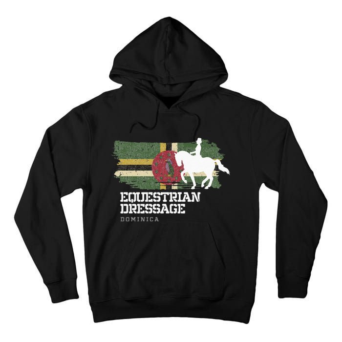 Wo Equestrian Dressage Dominica Horse Rider Tall Hoodie