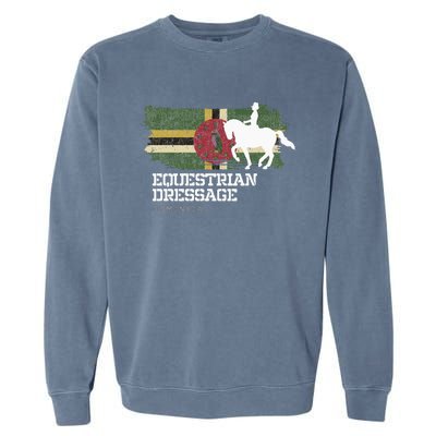 Wo Equestrian Dressage Dominica Horse Rider Garment-Dyed Sweatshirt