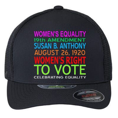 Women's Equality Day Right To Vote Susan B. Anthony Funny Flexfit Unipanel Trucker Cap