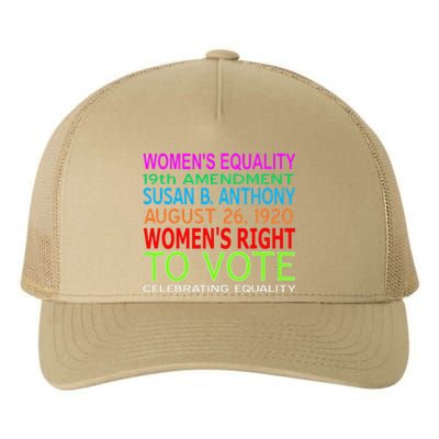 Women's Equality Day Right To Vote Susan B. Anthony Funny Yupoong Adult 5-Panel Trucker Hat