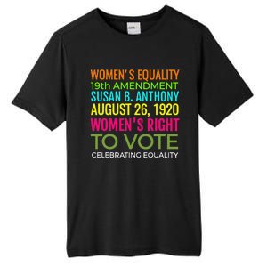 Women's Equality Day Right To Vote Susan B. Anthony Tall Fusion ChromaSoft Performance T-Shirt