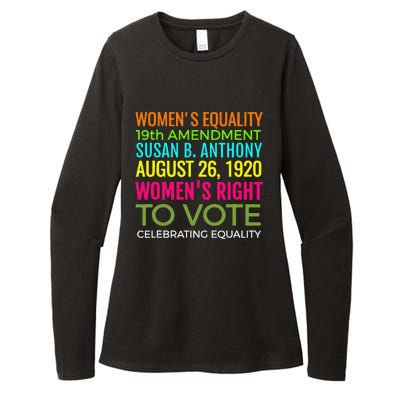 Women's Equality Day Right To Vote Susan B. Anthony Womens CVC Long Sleeve Shirt