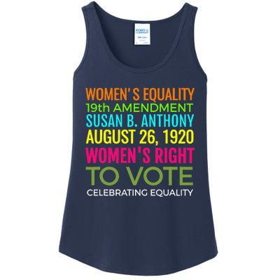 Women's Equality Day Right To Vote Susan B. Anthony Ladies Essential Tank