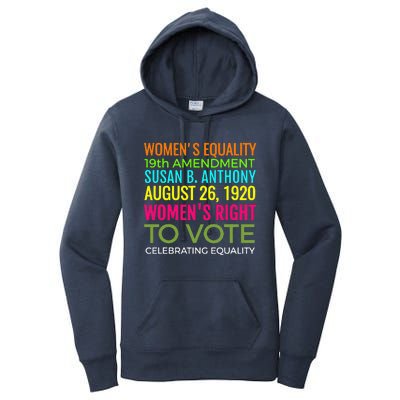 Women's Equality Day Right To Vote Susan B. Anthony Women's Pullover Hoodie