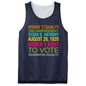 Women's Equality Day Right To Vote Susan B. Anthony Mesh Reversible Basketball Jersey Tank