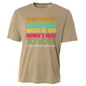 Women's Equality Day Right To Vote Susan B. Anthony Cooling Performance Crew T-Shirt