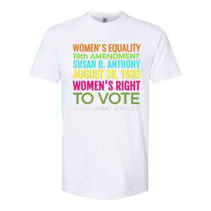 Women's Equality Day Right To Vote Susan B. Anthony Softstyle CVC T-Shirt