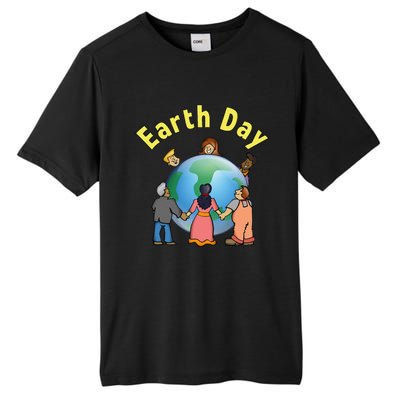 Womens Earth Day Environmental Awareness Save A Planet Tall Fusion ChromaSoft Performance T-Shirt