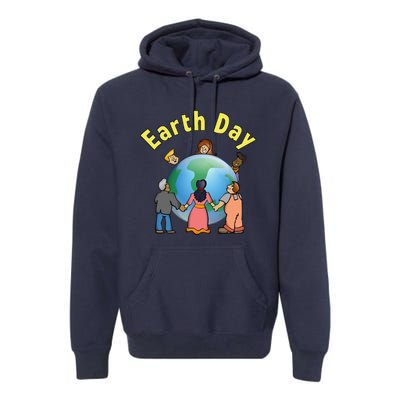 Womens Earth Day Environmental Awareness Save A Planet Premium Hoodie