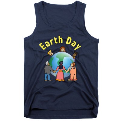 Womens Earth Day Environmental Awareness Save A Planet Tank Top