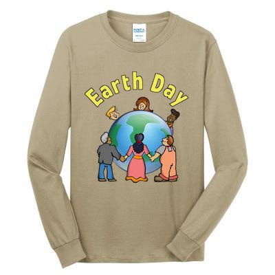 Womens Earth Day Environmental Awareness Save A Planet Tall Long Sleeve T-Shirt