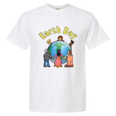 Womens Earth Day Environmental Awareness Save A Planet Garment-Dyed Heavyweight T-Shirt