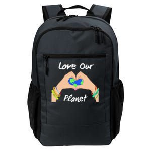 Womens Earth Day Gift Save Our Planet Climate Activist Daily Commute Backpack