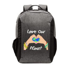 Womens Earth Day Gift Save Our Planet Climate Activist Vector Backpack