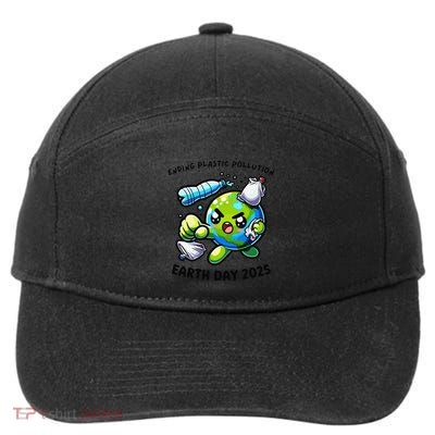 World Environment Day 2025 Ending Plastic 7-Panel Snapback Hat