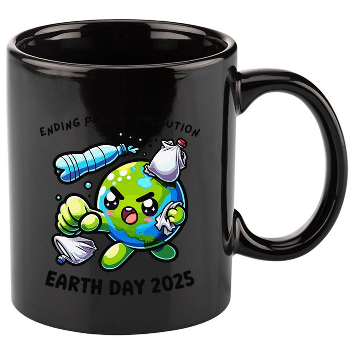 World Environment Day 2025 Ending Plastic 11oz C Handle Ceramic Mug