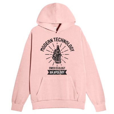 World Earth Day Modern Technology Owes Ecology Apology Gift Urban Pullover Hoodie