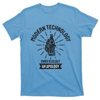 World Earth Day Modern Technology Owes Ecology Apology Gift T-Shirt