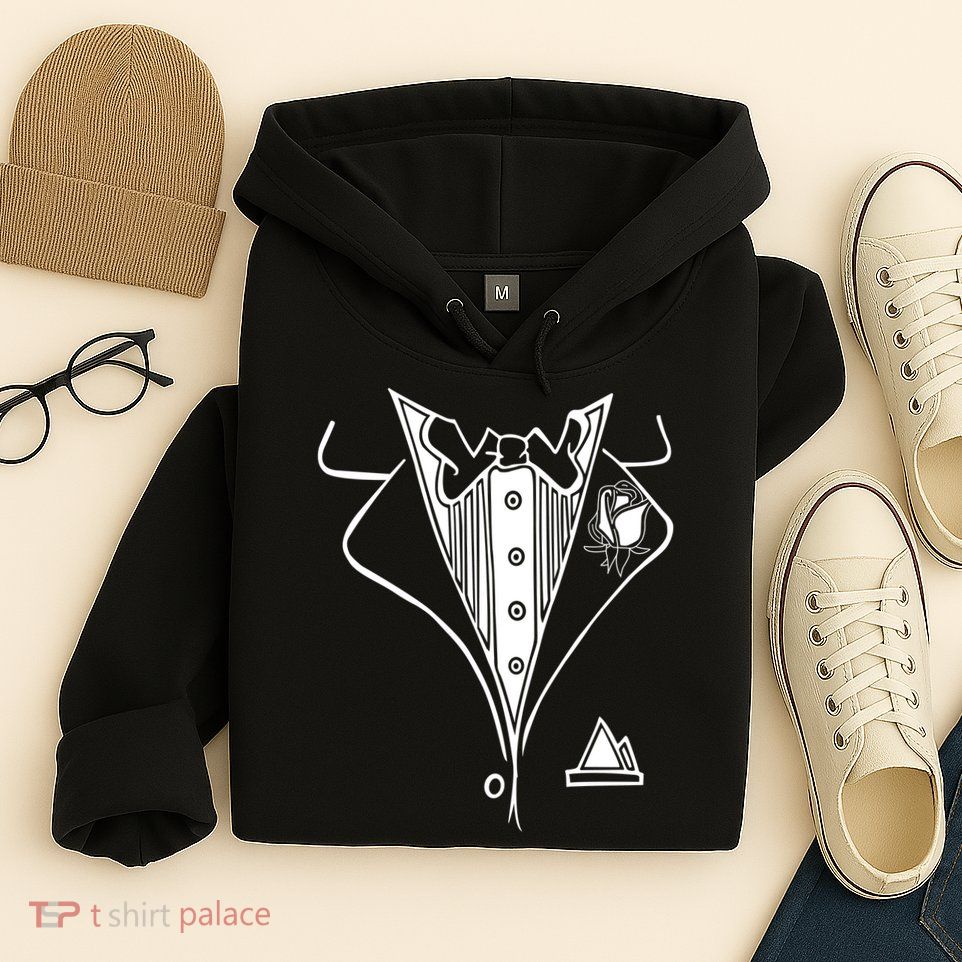 Wedding Prom Rose Tux Tuxedo Hoodie
