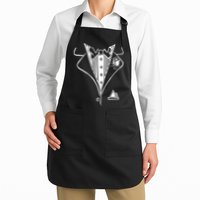 Wedding Prom Rose Tux Tuxedo Apron