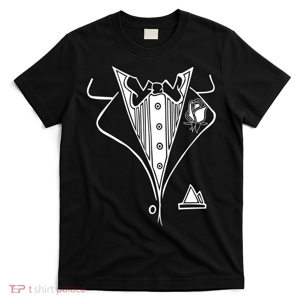 Wedding Prom Rose Tux Tuxedo T-Shirt