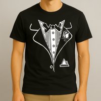 Wedding Prom Rose Tux Tuxedo T-Shirt