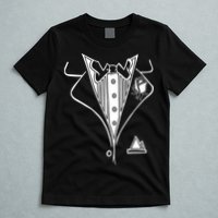 Wedding Prom Rose Tux Tuxedo T-Shirt