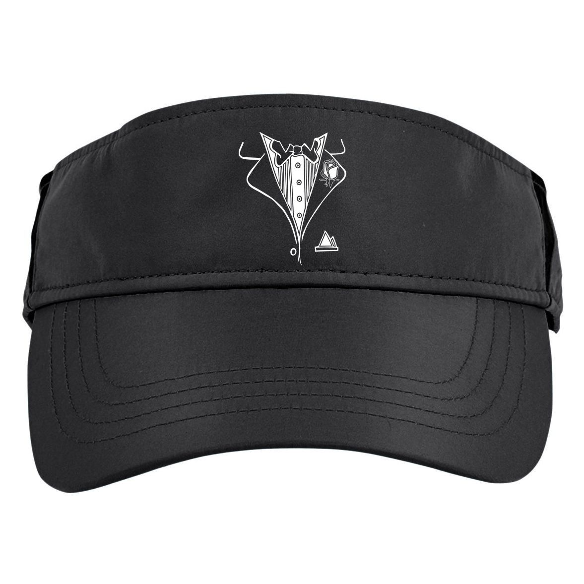 Wedding Prom Rose Tux Tuxedo Adult Drive Performance Visor
