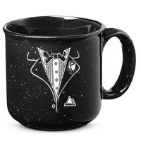 Wedding Prom Rose Tux Tuxedo 15oz Campfire Ceramic Mug