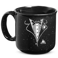 Wedding Prom Rose Tux Tuxedo 15oz Campfire Ceramic Mug