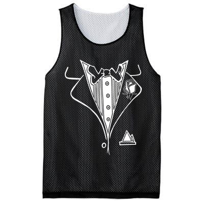 Wedding Prom Rose Tux Tuxedo Mesh Reversible Basketball Jersey Tank