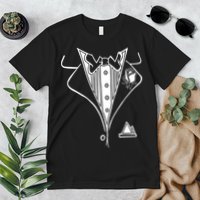 Wedding Prom Rose Tux Tuxedo Premium T-Shirt